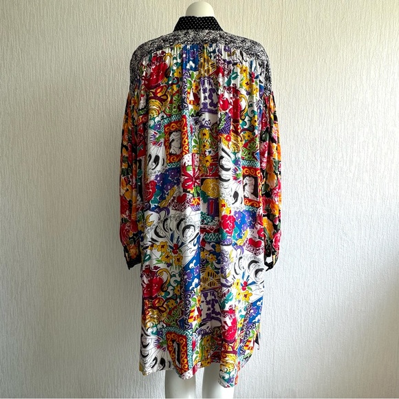 Vintage Suttles & Seawinds Bold Print Duster - Picture 2 of 11